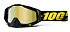 100% Racecraft Raceday/Mirror Gold Lens мотоочки, желто-черный,зеркальная золотая линза