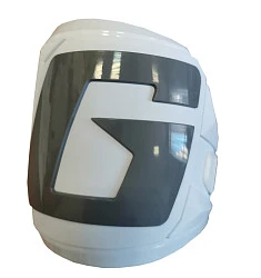 Накладка "G" на верх голенища мотобот Gaerne SG-12, бело-серый, левый