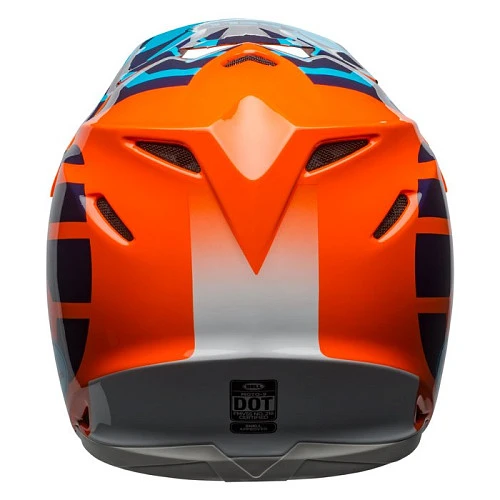 Bell Moto-9 Mips District шлем кроссовый, сине-оранжевый