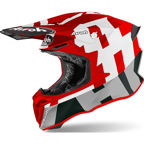 Airoh Twist 2.0 Frame Red Matt шлем внедорожный, красный матовый