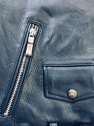 First L113CC Косуха женская, кожа 1,4 мм, темно-синий