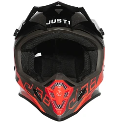 Just1 J38 Korner шлем кроссовый, оранжево-черный