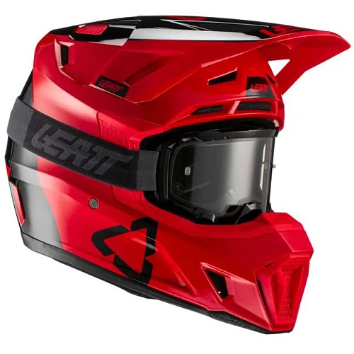 Leatt Kit Moto 7.5 V21 Red шлем кроссовый + Velocity 4.5 мотоочки