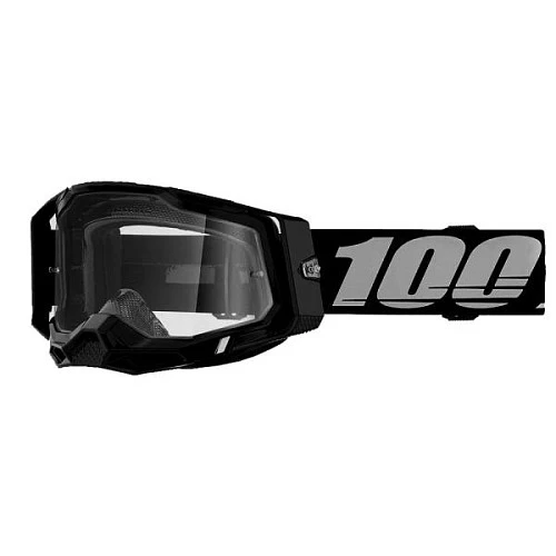 100% Racecraft 2 Black / Clear Lens мотоочки