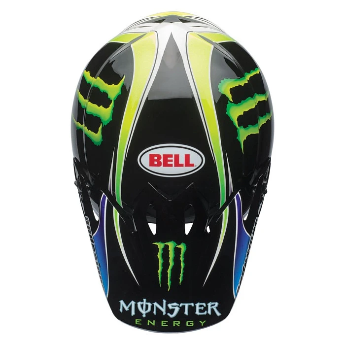 Bell MX-9 Mips PC Replica 18 шлем кроссовый, черно-зеленый
