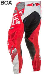 Fly Racing Evolution 2.0 2018 мотоштаны, красно-серо-белый