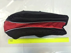 Мотокутюрье муфты на руль премиум, красно-черный