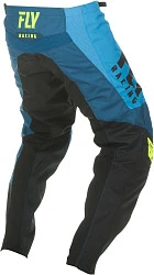 Fly Racing F-16 2019 мотоштаны, сине-черно-желтый