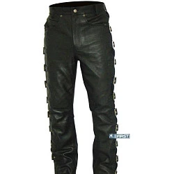 First M8040 Кожаные штаны на застежках по всей длине