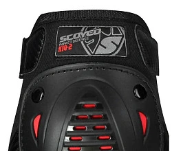 Scoyco K10/H10-2 комплект наколенники и налокотники, черно-красный