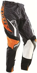 Thor Phase Spiral мотоштаны, черно-оранжевый