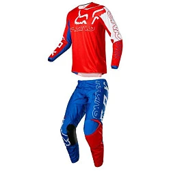 Fox Racing 180 Skew White/Red/Blue комплект
