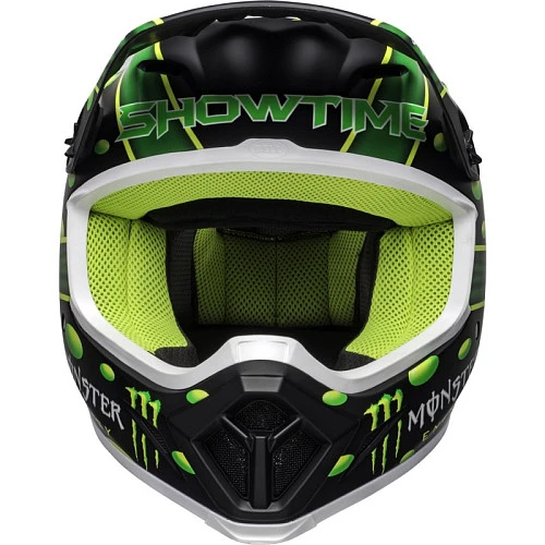 Bell MX-9 Mips Showtime шлем кроссовый, зелено-желтый