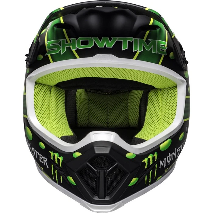 Bell MX-9 Mips Showtime шлем кроссовый, зелено-желтый