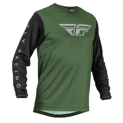 Fly Racing F-16 2023 Green/Black джерси, зелено-черный