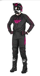 Fly Racing F-16 2021 джерси, черно-розовый