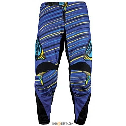 MSR Axxis M13 Tucker Rocky мотоштаны детские, сине-желто-черный