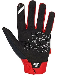 100% Brisker Red мотоперчатки, красный