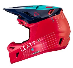 Leatt Kit Moto 8.5 V23 Red шлем кроссовый + Velocity 5.5 мотоочки