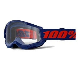 100% Strata 2 Navy / Clear	Lens мотоочки