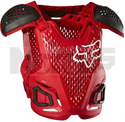 Fox R3 панцирь с плечами, красный