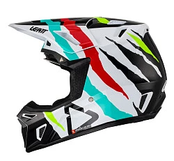 Leatt Kit Moto 8.5 V23 Tiger шлем кроссовый + Velocity 5.5 мотоочки