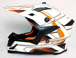 Ataki SC-16 Rift шлем кроссовый, бело-оранжевый