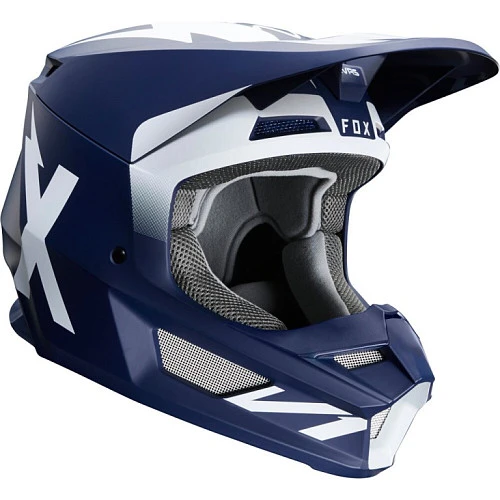 Fox Racing V1 Werd 2020 Navy шлем кроссовый