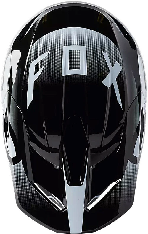 Fox Racing V1 Leed Black/White шлем кроссовый