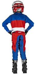 Fly Racing F-16 2022 комплект подростковый, красно-бело-синий