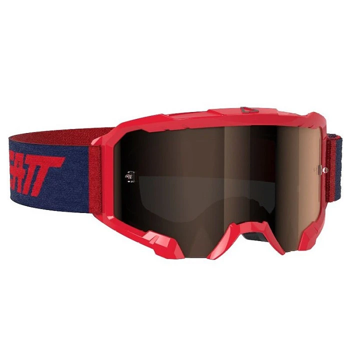 Leatt Velocity 4.5 Iriz Red / Platinum мотоочки, двойная линза