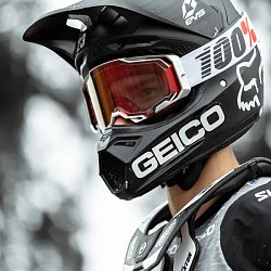 100% Armega Lightsaber / Red Mirror Lens мотоочки