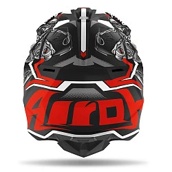 Airoh Wraap Octopus шлем внедорожный, черно-красный матовый