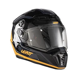 Leatt Kit ADV 7.5 Black/Orange шлем + Vizion 2.5 мотоочки, черно-оранжевый