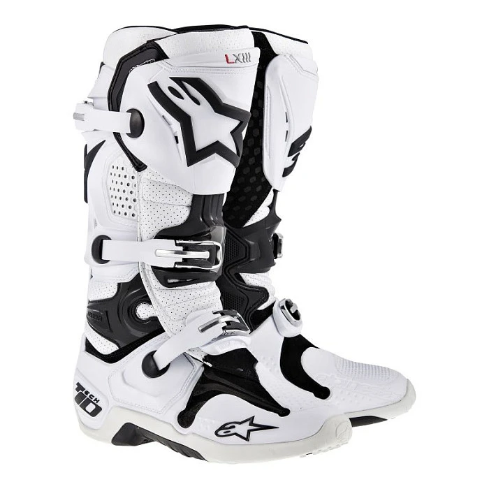Alpinestars Tech 10 мотоботы кроссовые, белый