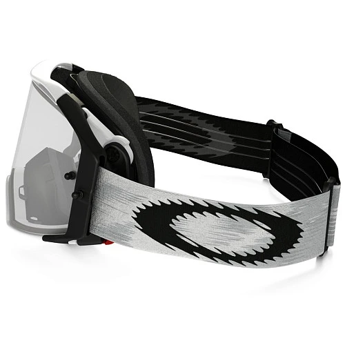 Oakley Airbrake Solid мотоочки белый, прозрачная линза (57-980)