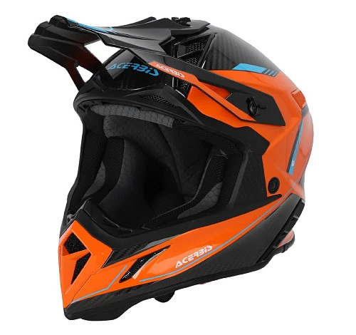 Acerbis Steel Carbon 22-06 Orange/Black шлем внедорожный