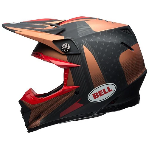 Bell Moto-9 Flex Matte Copper/Black Vice шлем кроссовый