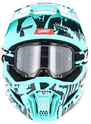 Leatt Kit Moto 3.5 Fuel шлем кроссовый + Velocity 4.5 мотоочки