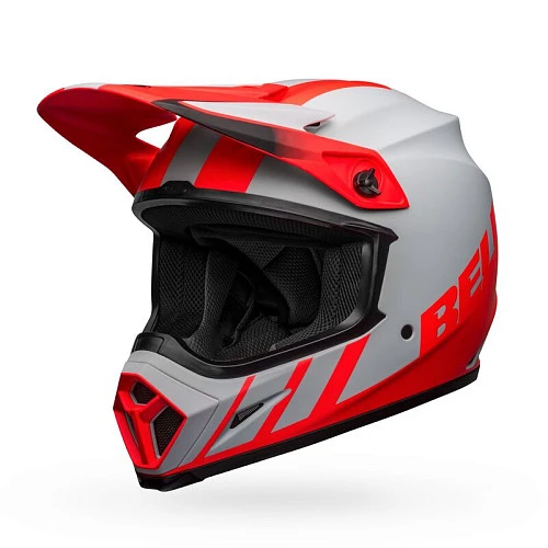 Bell MX-9 Mips Dash Matte Gray /Infrared /Black шлем кроссовый