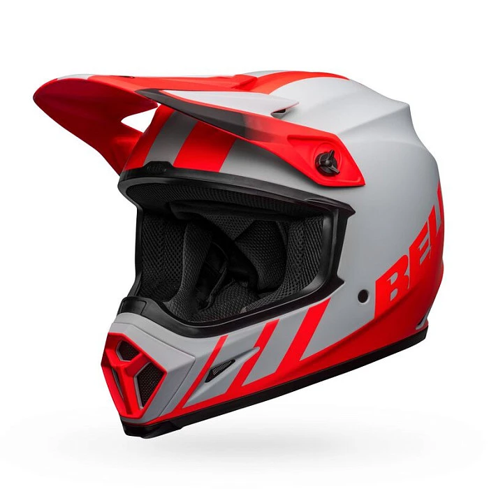 Bell MX-9 Mips Dash Matte Gray /Infrared /Black шлем кроссовый
