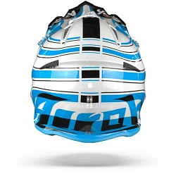 Airoh Aviator Ace Art Azure шлем внедорожный, бело-голубой