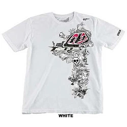 Troy Lee Desigsn History футболка, белый