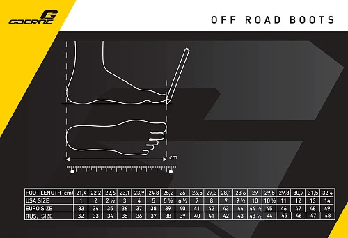 Gaerne GX1 Goodyear 2021 мотоботы, черный