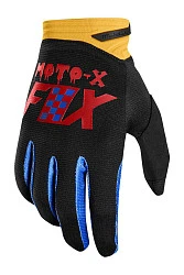 Fox Dirtpaw Czar 2019 мотоперчатки, черно-желтый