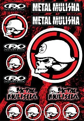 Factory Effex Metal Mulisha набор наклеек (размер A2)