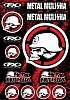 Factory Effex Metal Mulisha набор наклеек (размер A2)