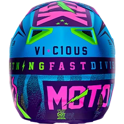 Fox Racing V2 Vicious Special шлем кроссовый, фиолетово-синий