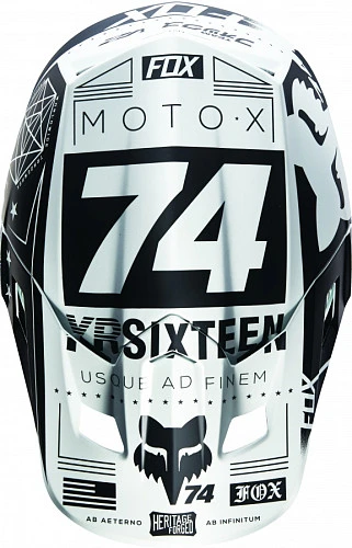 Козырек к шлему Fox V2 Union, белый