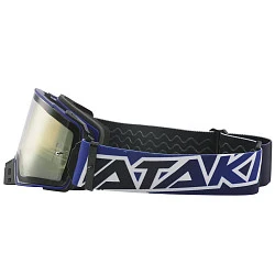 Ataki Prime мотоочки, синий, двойная магнитная прозрачная линза